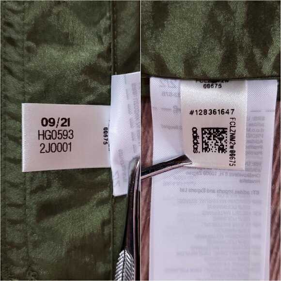 NWT Adidas Ivy Park Peloton Womens Size Meidum Green Wind Short Nylon HG0593 - Picture 14 of 16